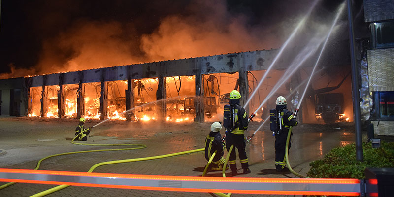 Absicherung Feuerwehrhaus
